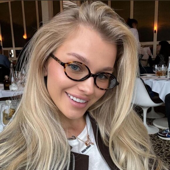 Miu Miu Women Sunglasses Havana Clear Blue Light Filter MU04ZSF VAU08N BRAND NEW - Picture 9 of 12